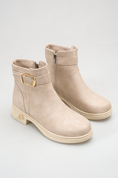 SENASTİL A110 Women's Stylish Casual Boots with Belt Detail, Side Buckle, and...