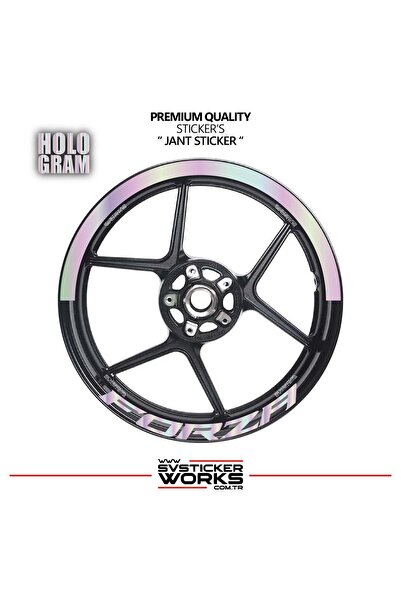 ARONA Honda Forza 250 Wheel Rim Strip – Half Rim Cover & Forza 250 Lettering ...