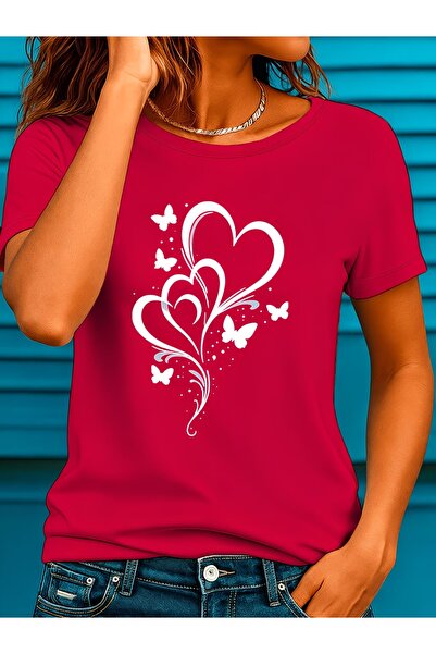 puolikuu Unisex Comfortable Fit Tshrit Printed Tshirt