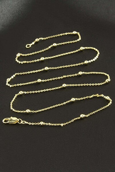 Marsilyan Ball Chain Luxury Steel Necklace Ilkel-Bjt940