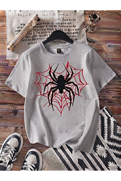 COHERENT Tricou supradimensionat din bumbac cu imprimeu personalizat SPIDER p...