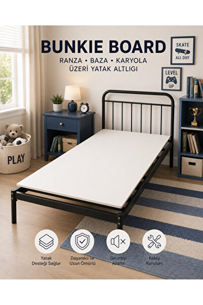 KARMA KONSEPT Bunkie Board Yatak Altlığı - Ranza Baza Karyola Destek Paneli -...
