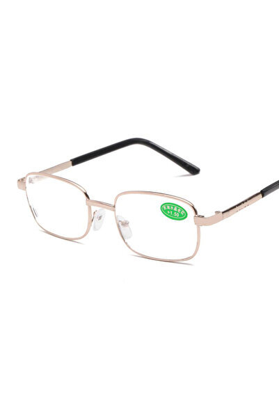 Choice7 +250 Gold Real Glass Lens Natural Diamond Crystal Reading Glasses Men...