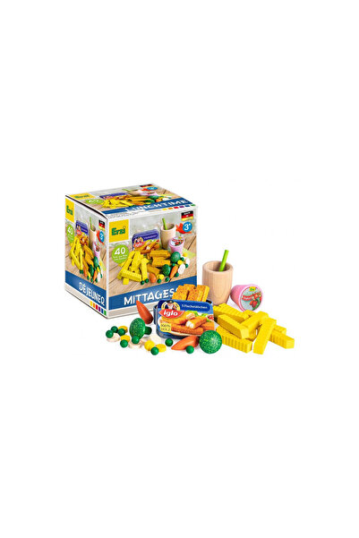 Erzi Set de mâncare din lemn pentru prânz