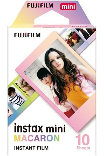 Fujifilm فيلم إنستاكس ميني الفوري، بحدود ملونة، عبوة تحتوي على 10 صور، مناسب ...