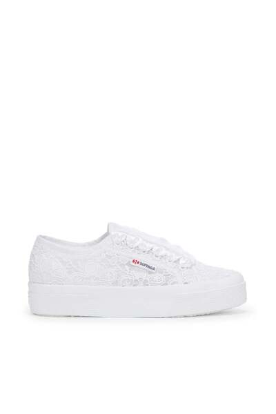 Superga 2740 Flower Macrame Kadın Beyaz Sneaker