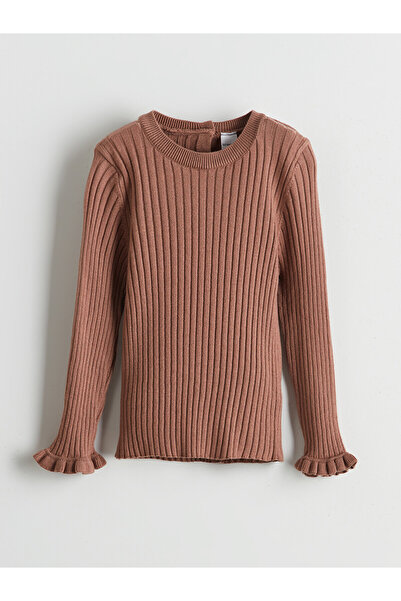 LC Waikiki Nevavm girls' knit sweater with oval neck - the nevavm difference
