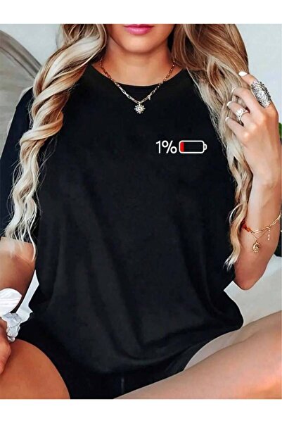 4CR Cotton – 1% Battery I Low Energy Percent Women's Men's Black Short Sleeve...