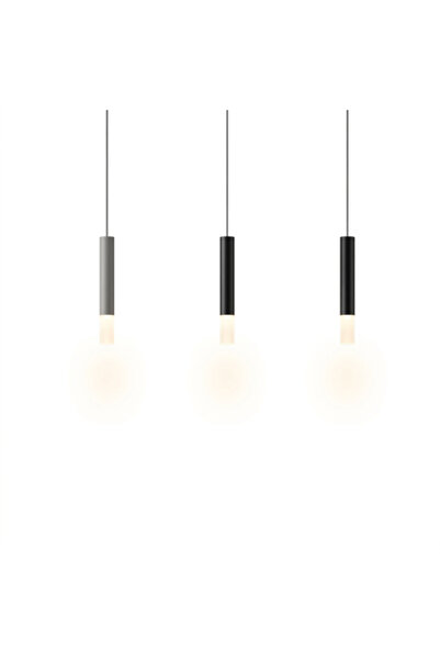 Siera Tube and Frosted Glass Pendant 6 Watt P 0098