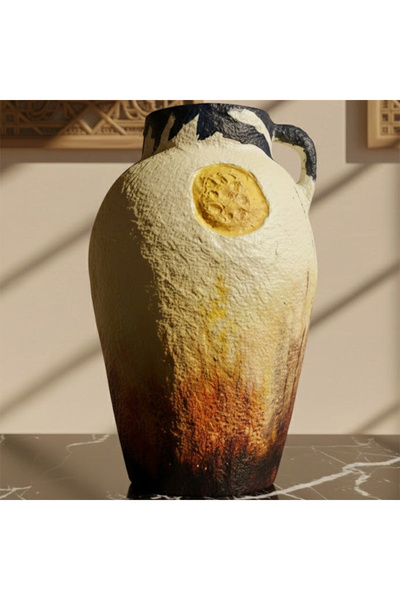 Generic Brand Ma-Pm-A25-50 Handmade Decorative Piece - 34X34X47 cm - Multicol...