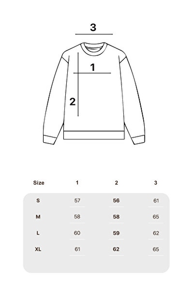 Sokak Butik Call My Psychologist Baskılı Kapüşonsuz Relaxed Fit Kadın Beyaz Sweatshirt