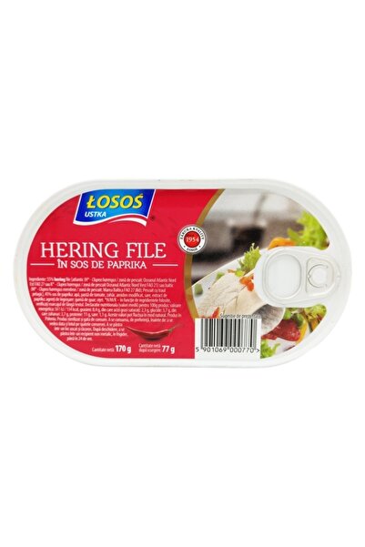 Losos Ustka File de Hering (pescuit oceanic) in sos de paprika dulce-picant, ...