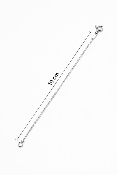 Bilsen Store Tamamı 925 Ayar 10 cm bileklik kolye halhal şahmeran uzatması ku...