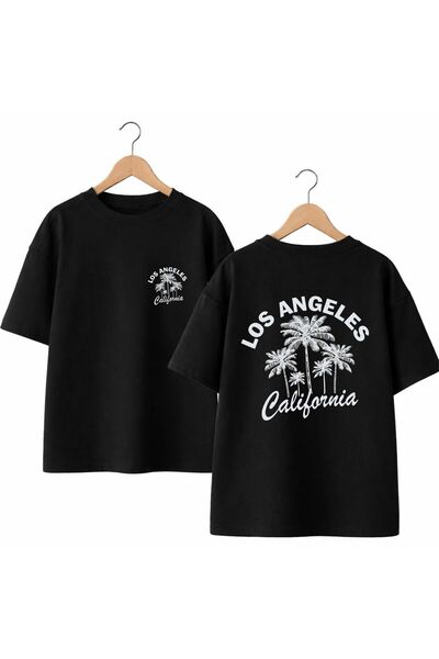 playwear Μπλουζάκι Los Angeles v1 με στάμπα στην πλάτη και στο μπροστινό μέρο...
