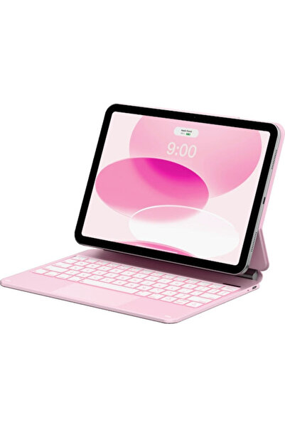 typecase Θήκη πληκτρολόγιο για iPad 11 " A16 2025, iPad 10.9 " 2022, Ροζ