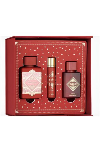 lattafa Badee Al Oud Sublime Unisex Σετ Δώρου EDP 100 ml + Σπρέι Ταξιδίου 12 ...
