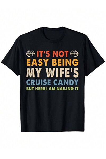 KYMC07 تي شيرت بأكمام قصيرة للجنسين بتصميم جديد وفضفاض من Its Not Easy Being ...