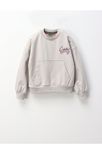 MiniKids Bluza Coastal VIBES, gri
