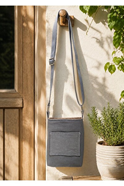 minart design Denim Small Messenger Bag with Front Pocket