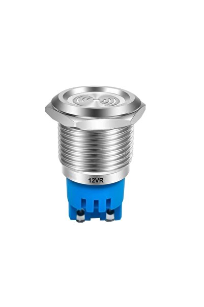 OEM Gebildet 1 x AC/DC 12V 19mm Lampă cu LED roșu intermitent Alarmă 90dB