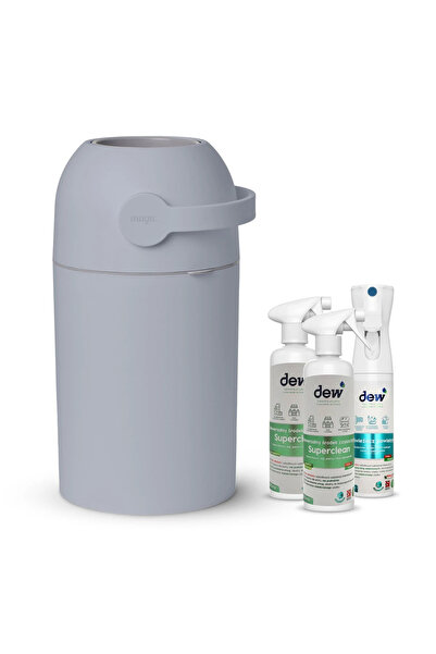 Magic Coș pentru scutece Majestic albastru gheață + produse DEW