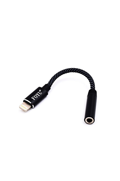 OEM Αντάπτορας Ήχου Lightning σε Θηλυκό Jack 3.5mm AUX Foyu FO-S042i – Μαύρο -