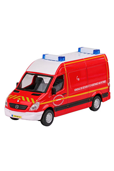 BBURAGO Sigilat- Mercedes-Benz Sprinter Ambulanta Pompieri Rosu 2017- Scara 1...