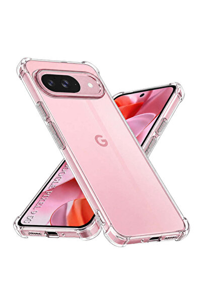 Techsuit Husă pentru Google Pixel 9, din silicon transparent, rezistentă la ș...