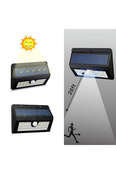 OEM Ηλιακο πανελ 20 LED εσωτερικη μπαταρια 3.7V/2200mAh 6V ΟΕΜ