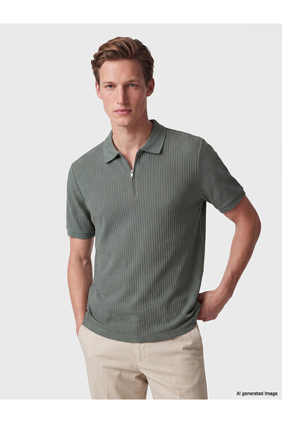 LC Waikiki Nevavm with a Difference Polo Collar Men's T-Shirt