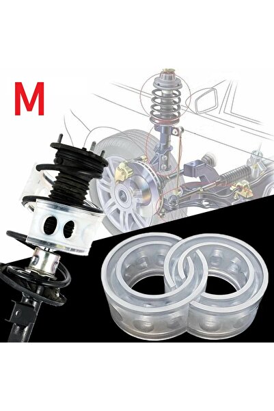 OEM Set de 2 inele distanțiere pentru ranforsarea arcurilor auto, material di...