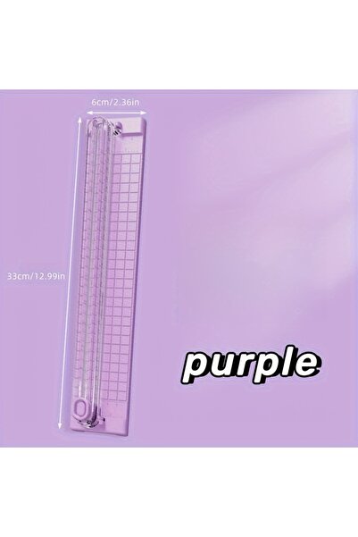 Choice purple 1PC Portable A3/A4 Paper Cutter Trimmer, Uncharged Manual Cutti...