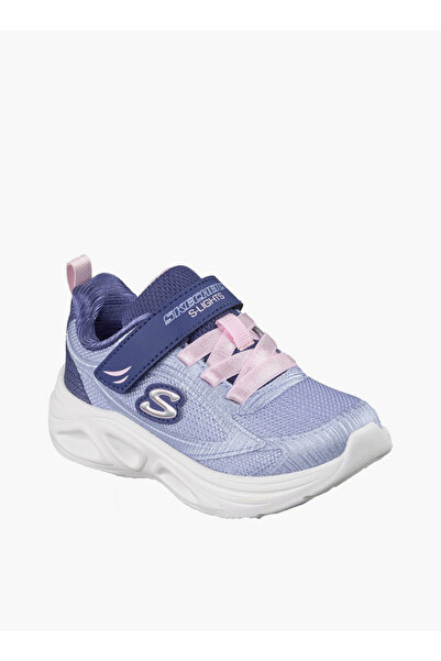 SKECHERS Girls SOLA GLOW 2.0 Hook & Loop Sneakers