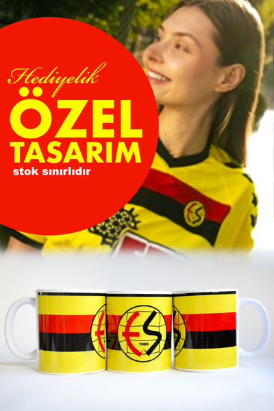 kokorodeco dekorasyon Eskişehirspor Hediyelik Özel Tasarım Kupa Bardak