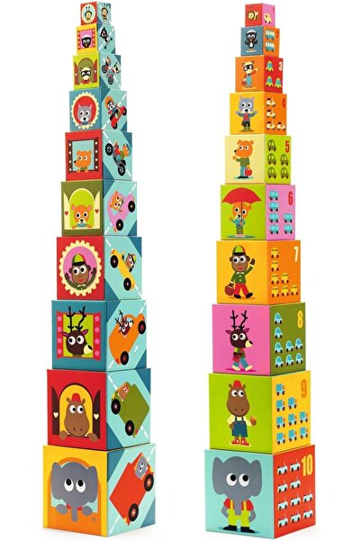 djeco Vehicle Blocks