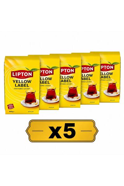 Lipton Yellow Label 1kg X5 Pieces