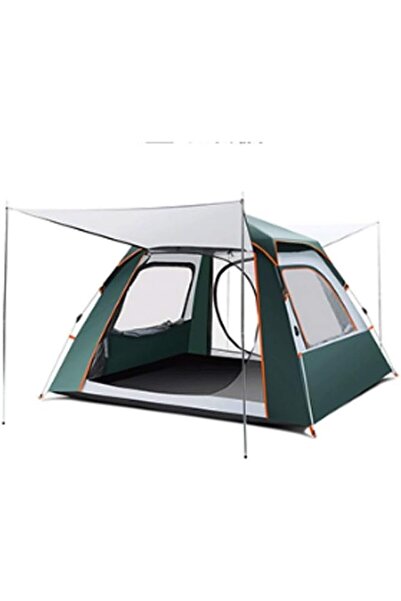GENERAL Ultralight Outdoor 3-4 Person Net Tent Beach Automatic Tent Camping R...