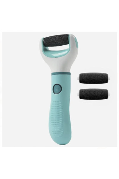 Generic Brand Pila Electrica Turcoaz cu 3 Capete si USB pentru Calcaie