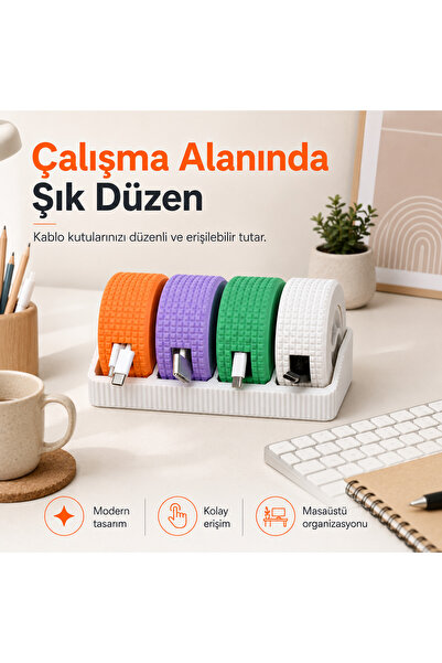 ZENVIA3D Kablo Düzenleyici Saklama Kutusu