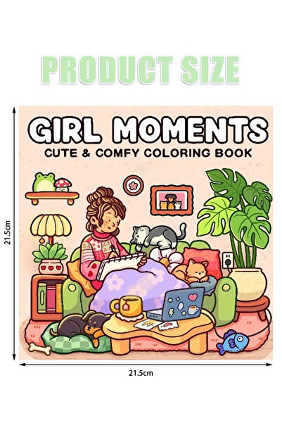 GENERAL'S Girl Moments: A Stress-Relief Coloring Book for Adults & Teens - Cu...