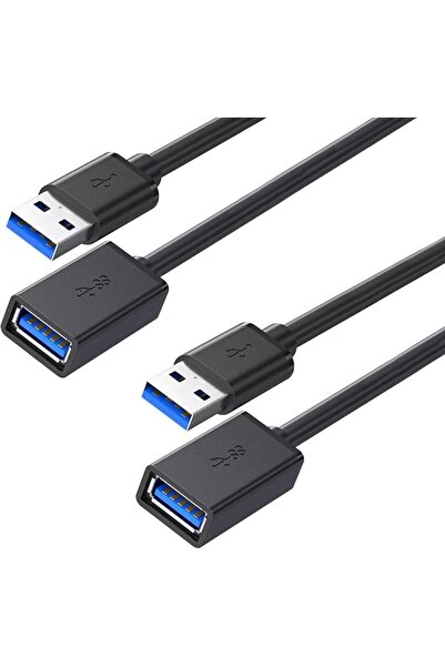KASTWAVE كابل تمديد USB 3.0، سلك تمديد من النوع A ذكر إلى أنثى، يتحمل نقل الب...