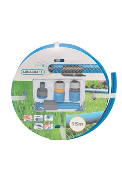 AQUACRAFT خرطوم حديقة ستان جارد 1/2 بوصة بطول 15 متر