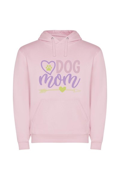 iLovePrints Pawsome Love Enthusiast Φούτερ με κουκούλα σε χρώμα Ροζ