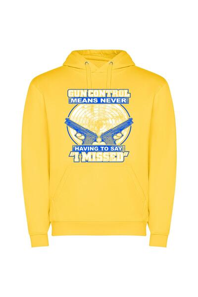 iLovePrints Ultimate Firepower: Unleash, Obey Φούτερ με κουκούλα σε χρώμα Κίτ...