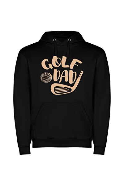 iLovePrints Golf Legacy Collection Φούτερ με κουκούλα σε χρώμα Μαύρο