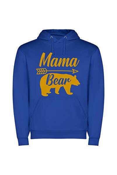 iLovePrints Mama Bear's Arrow: A Maternal Masterpiece Φούτερ με κουκούλα σε χ...