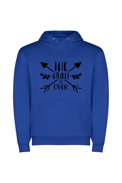iLovePrints The Final Hunt Φούτερ με κουκούλα σε χρώμα Μπλε