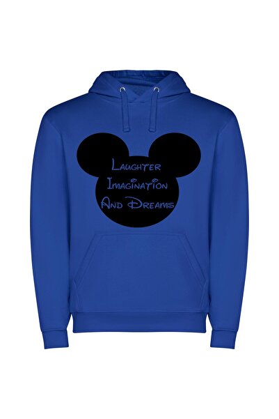 iLovePrints Magical Disney Dreams Φούτερ με κουκούλα σε χρώμα Μπλε
