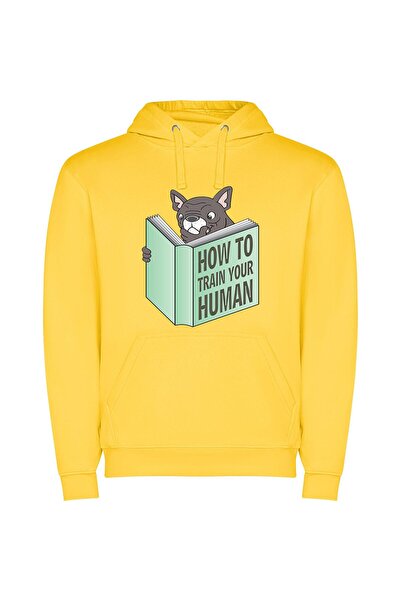 iLovePrints Pawsome Human Training Techniques Φούτερ με κουκούλα σε χρώμα Κίτ...