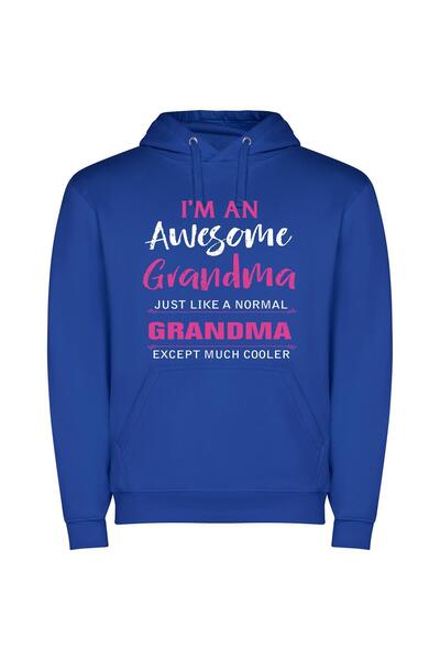 iLovePrints Generation of Love Φούτερ με κουκούλα σε χρώμα Μπλε